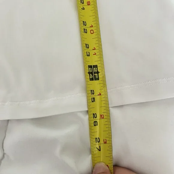 Sofibella UPF 50 Long Sleeve White Pullover 1/4 Zip Tennis Golf Womens Medium M - Picture 7 of 8